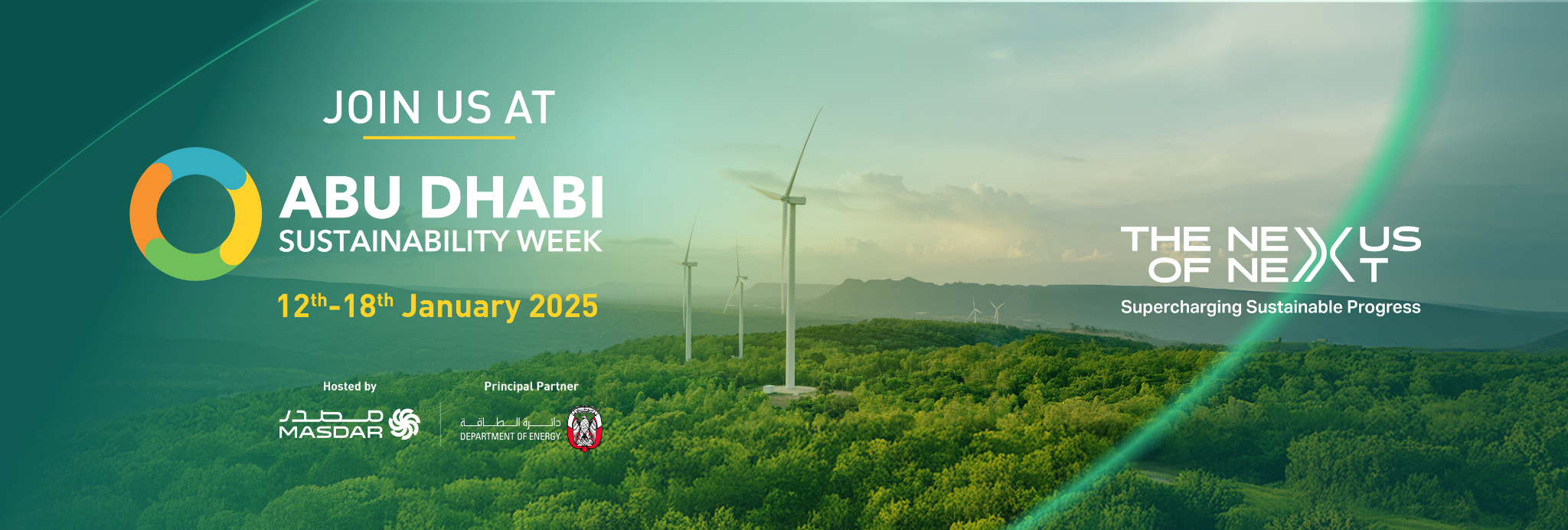 Abu Dhabi Sustainability Week campaign visual