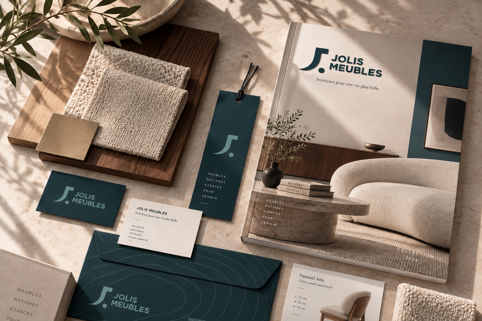 Jolis Meubles furniture identity